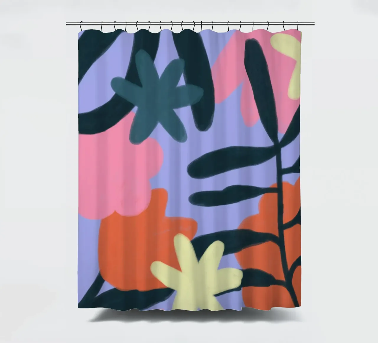 I fiori tenda da doccia da bonbureau