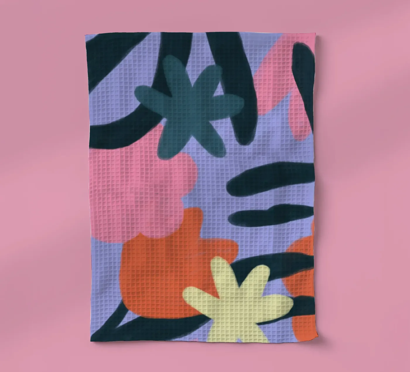 Fleurs torchon de bonbureau