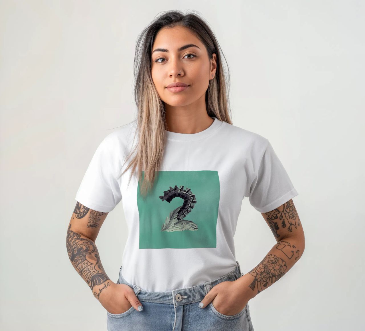 Steampunk Alphabet Number 2 t-shirt da Birgit Palma