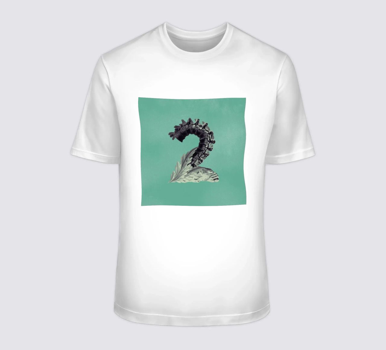 Steampunk Alphabet Number 2 t-shirt da Birgit Palma