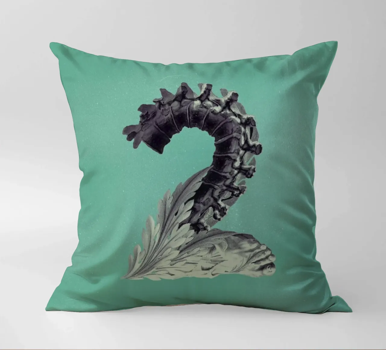 Steampunk Alphabet Number 2 cuscino da Birgit Palma