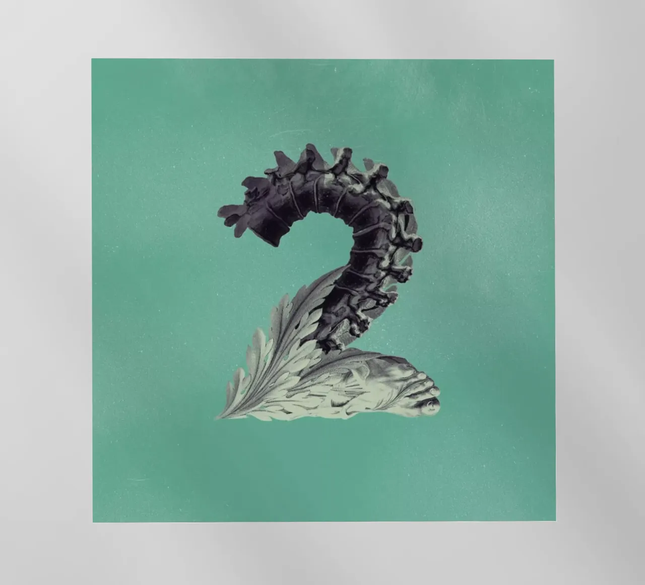 Steampunk Alphabet Number 2 pellicola backlit da Birgit Palma