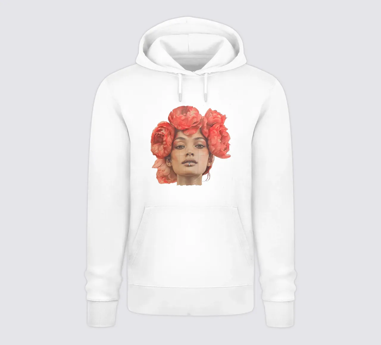 Rose rosa felpa con cappuccio da LaylaOzFun