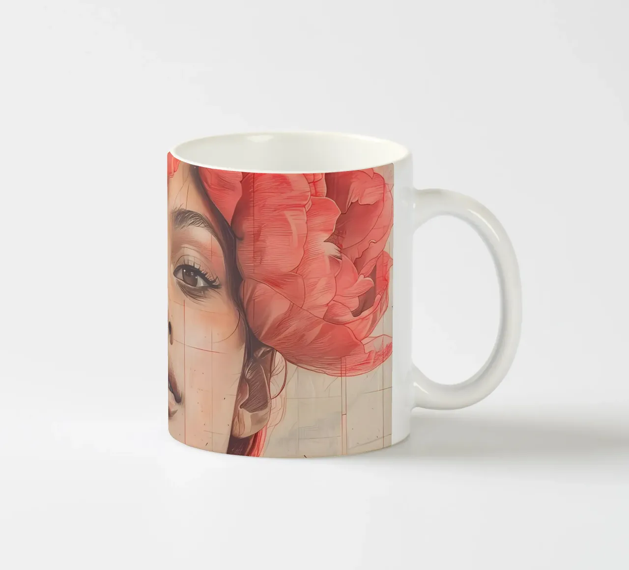 Rose rosa tazza in ceramica da LaylaOzFun