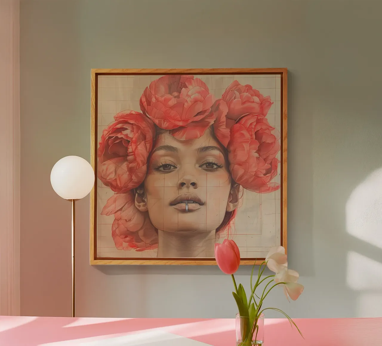 Rose rosa plexiglass da LaylaOzFun