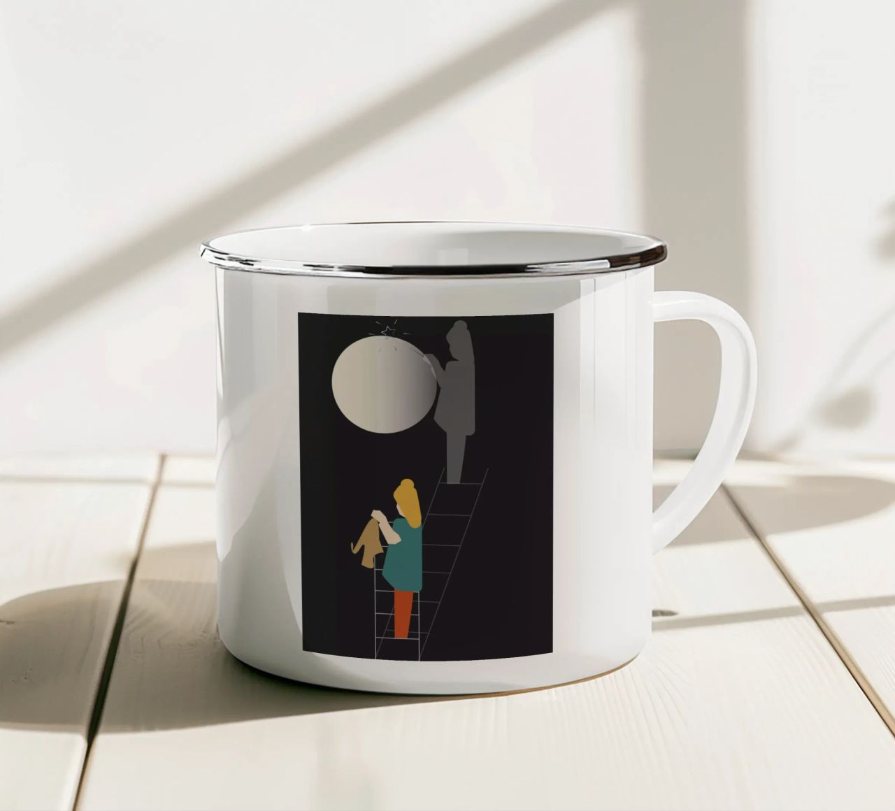 Zauber. tazza in smalto da FRICKE DESIGN