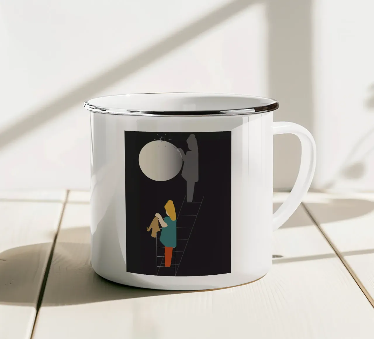 Zauber. tazza in smalto da FRICKE DESIGN