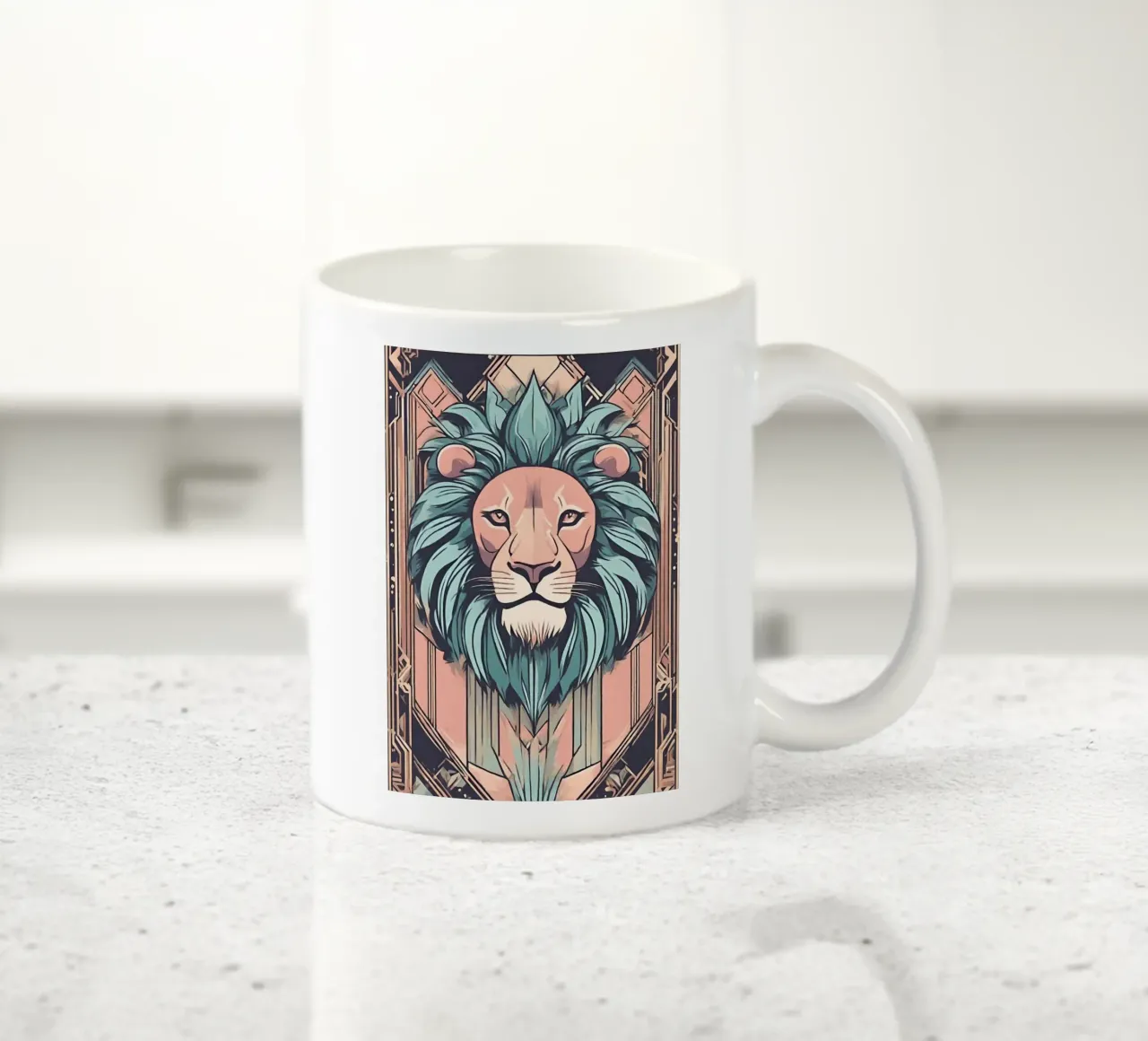 Re della Savana 1 tazza in ceramica da Rezh creations