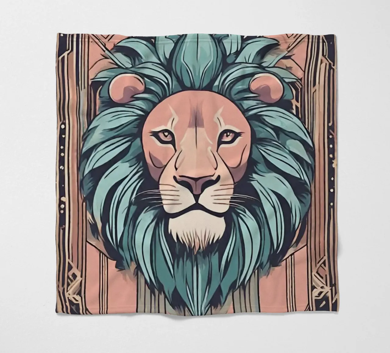 Re della Savana 1 coperta in pile da Rezh creations
