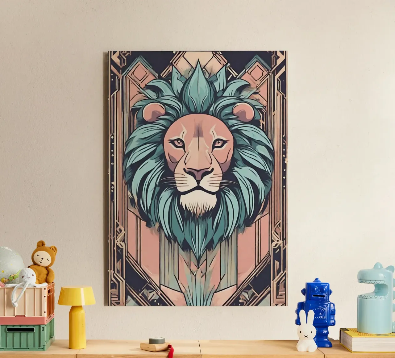 Re della Savana 1 alluminio dibond da Rezh creations