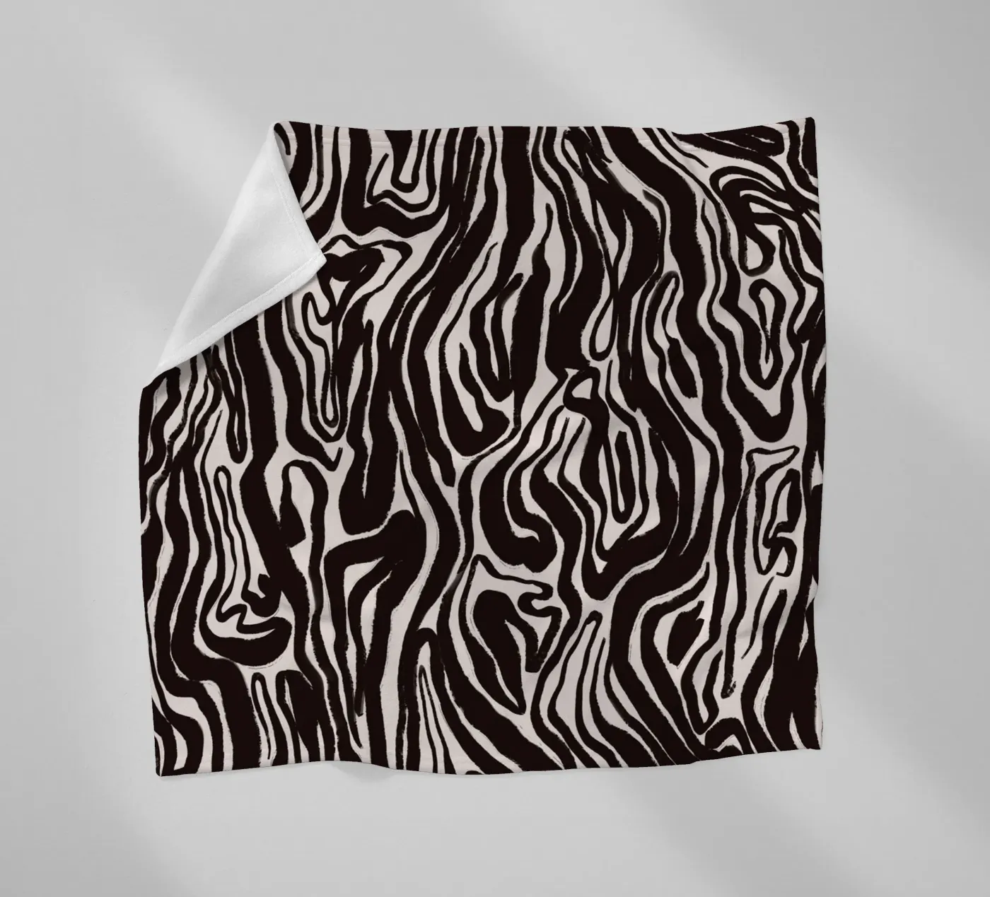 Pattern No 186 fleecedeken van treechild