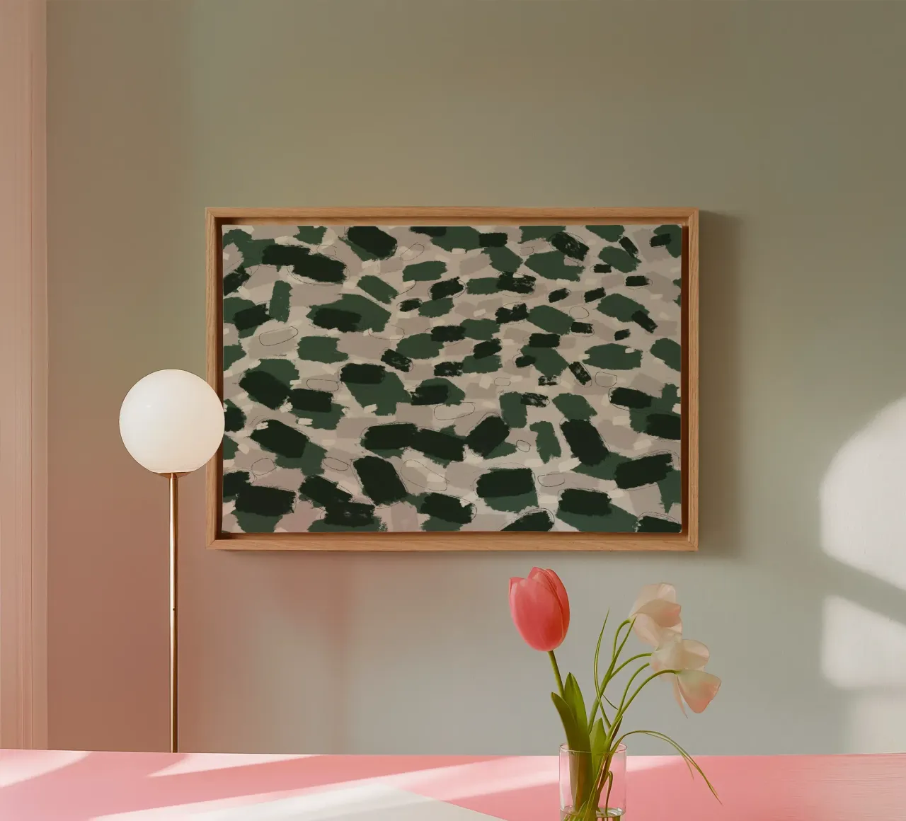 Pattern No 187 tela con Cornice a cassetta da treechild
