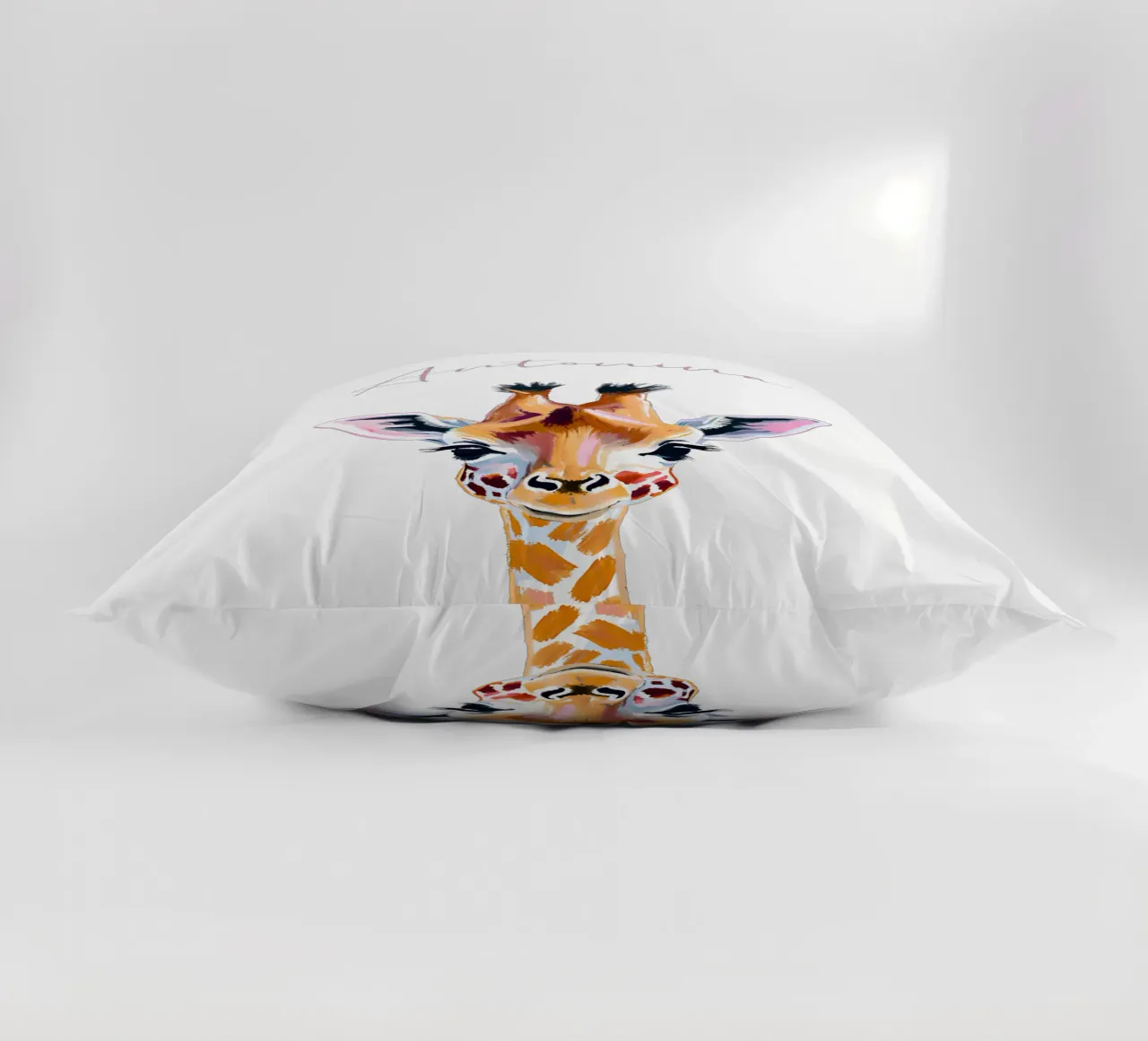 Kleine Giraffe - Acryl cuscino da Ohkimiko