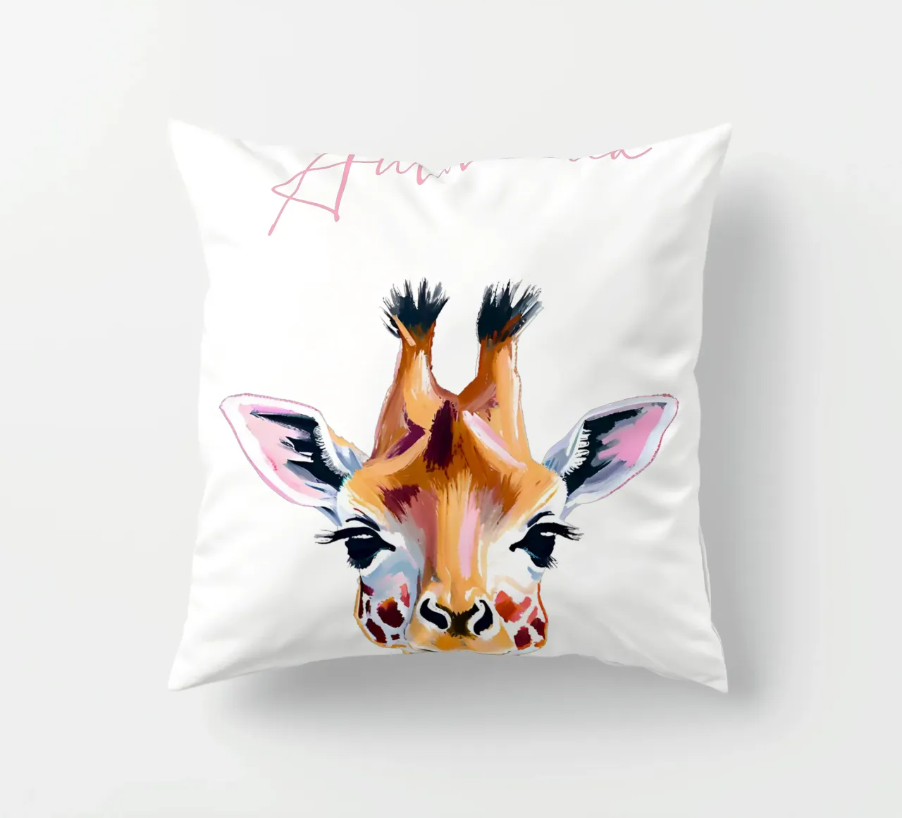 Kleine Giraffe - Acryl cuscino da Ohkimiko