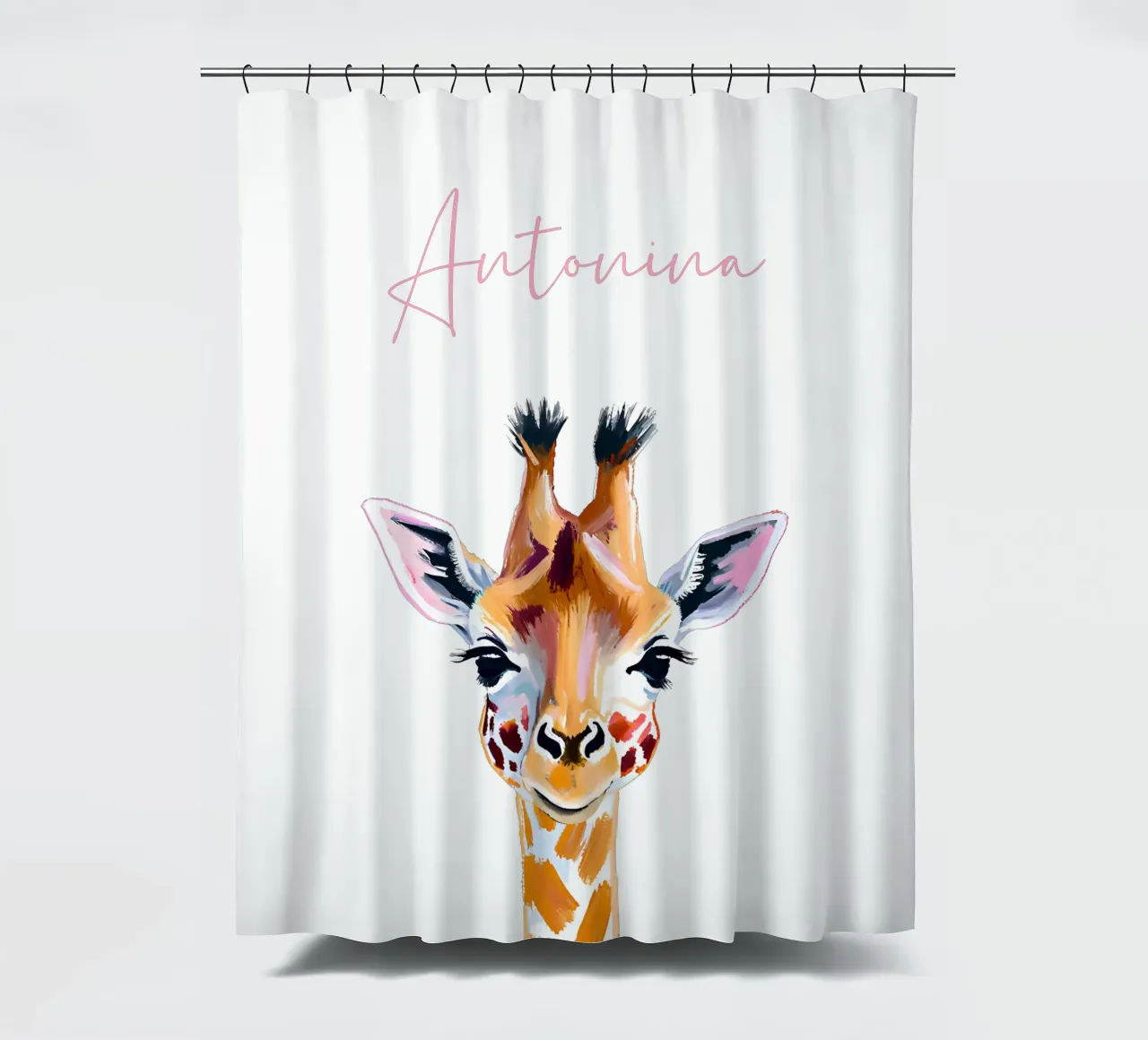Kleine Giraffe - Acryl tenda da doccia da Ohkimiko