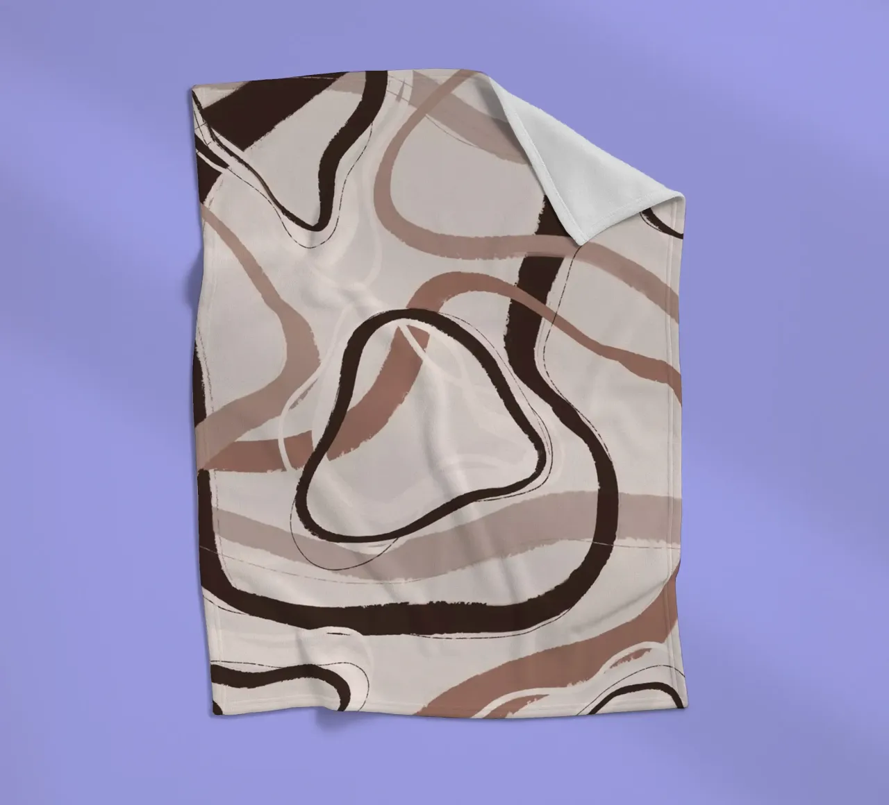 Pattern No 189 fleecedeken van treechild