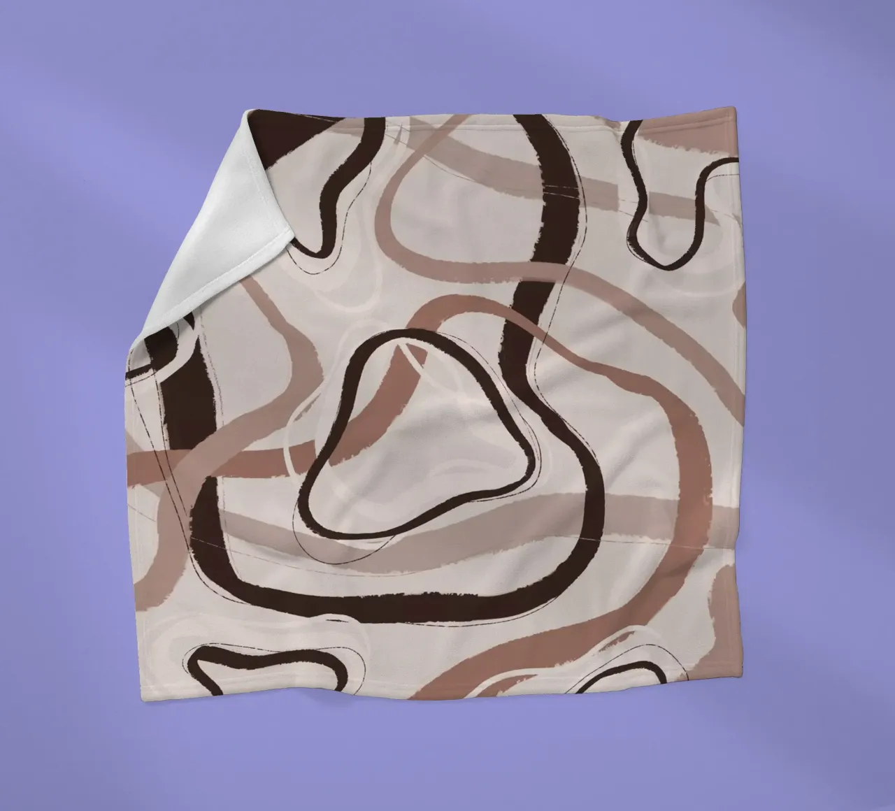 Pattern No 189 fleecedeken van treechild