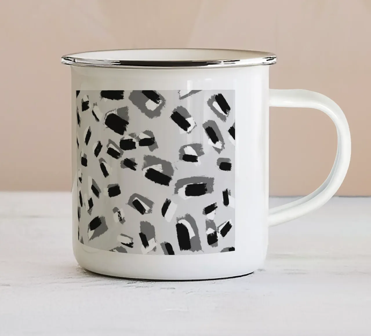 Pattern No 191 tazza in smalto da treechild