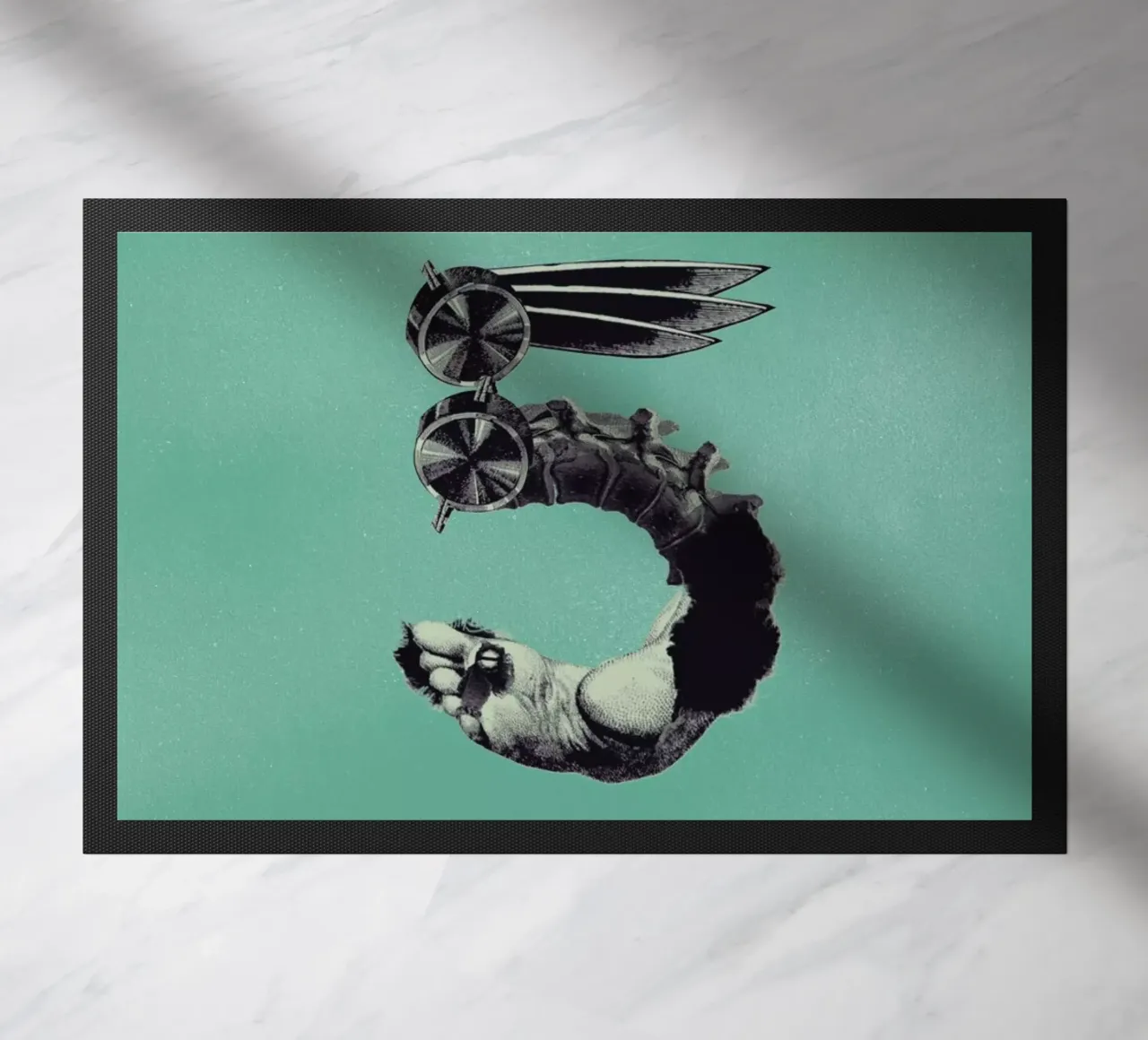 Steampunk Alphabet Number 5 zerbino da Birgit Palma