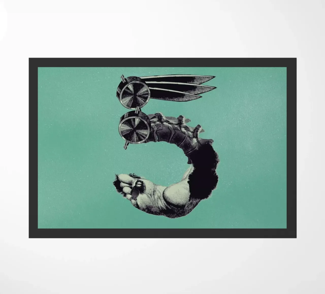 Steampunk Alphabet Number 5 zerbino da Birgit Palma