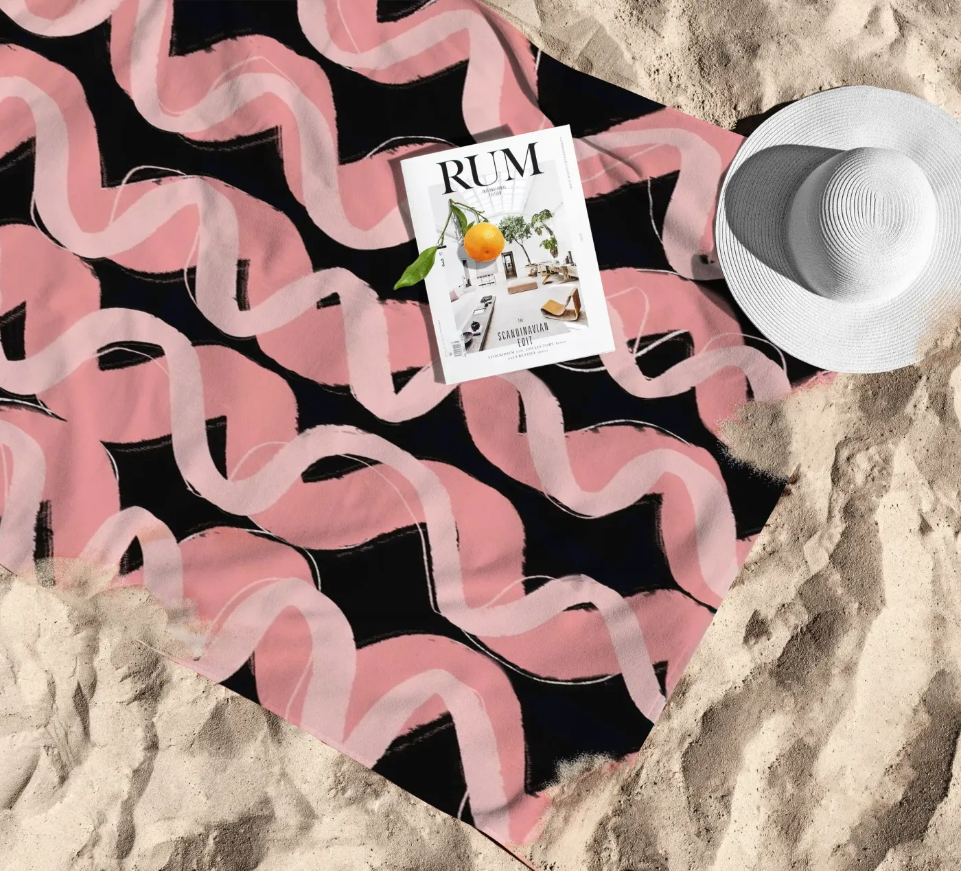 Pattern No 195 serviette de plage de treechild