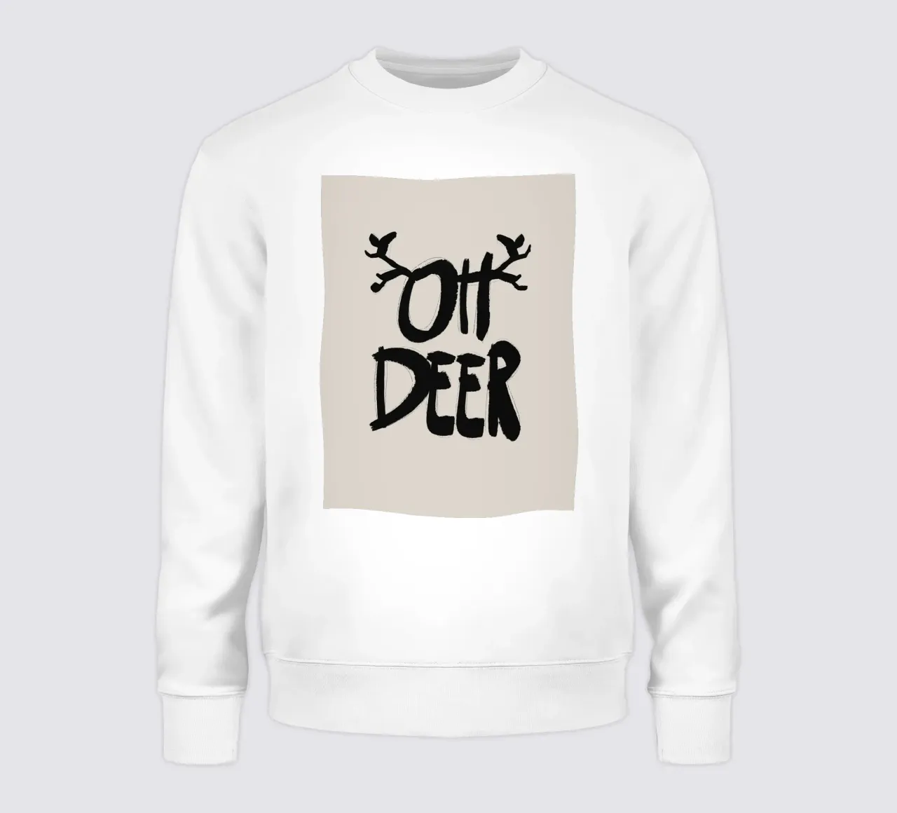 Oh Deer No 2 felpa da treechild