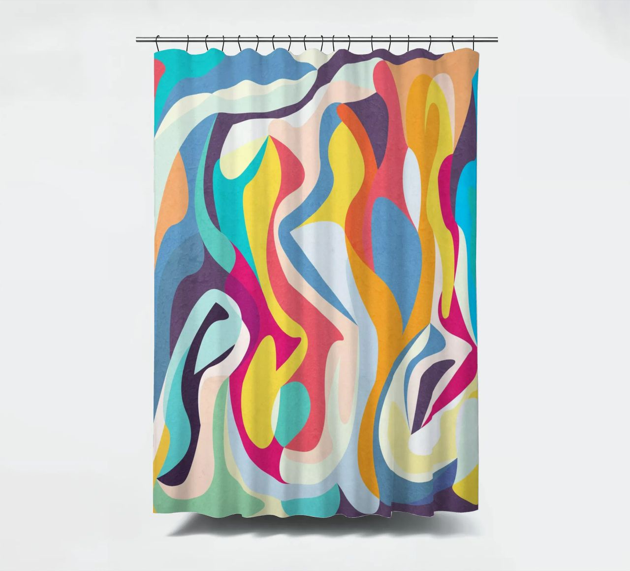 Introspection shower curtain by lovely lines