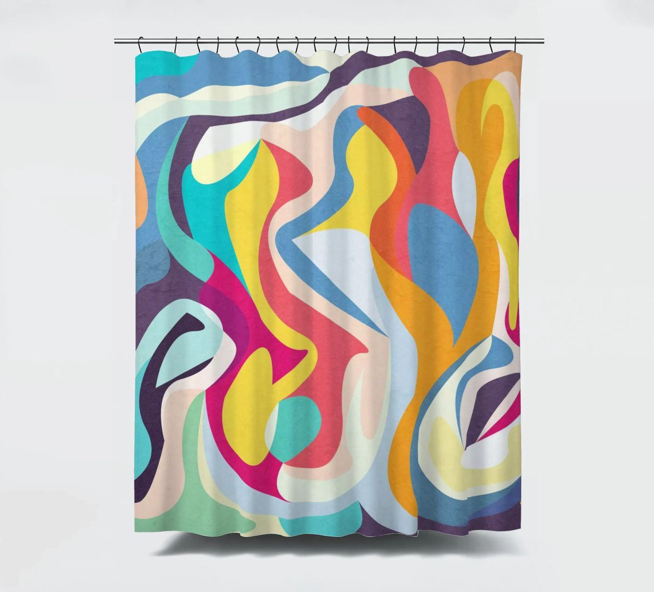 Introspection shower curtain by lovely lines