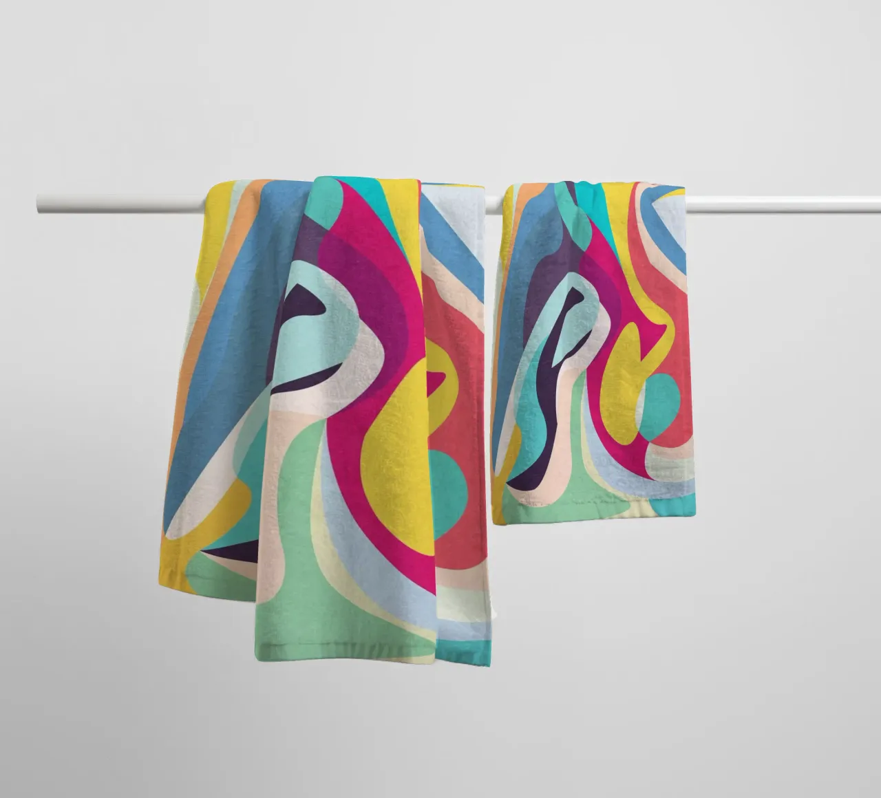 Introspection asciugamano da bagno da Abstract 888