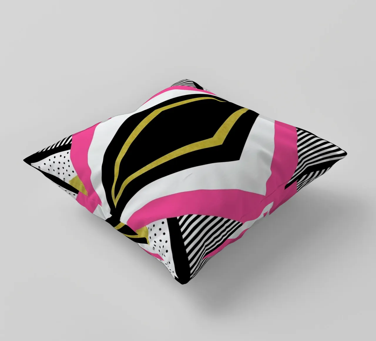 Pretty in Pink decorative cushion by Elisabeth Fredriksson