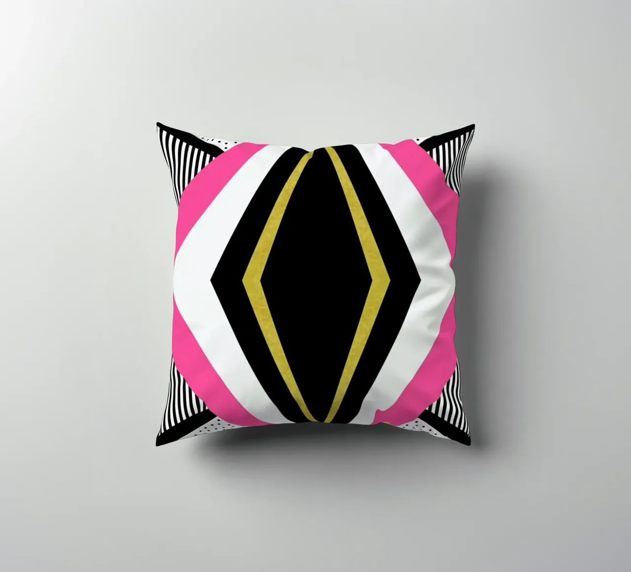 Pretty in Pink decorative cushion by Elisabeth Fredriksson