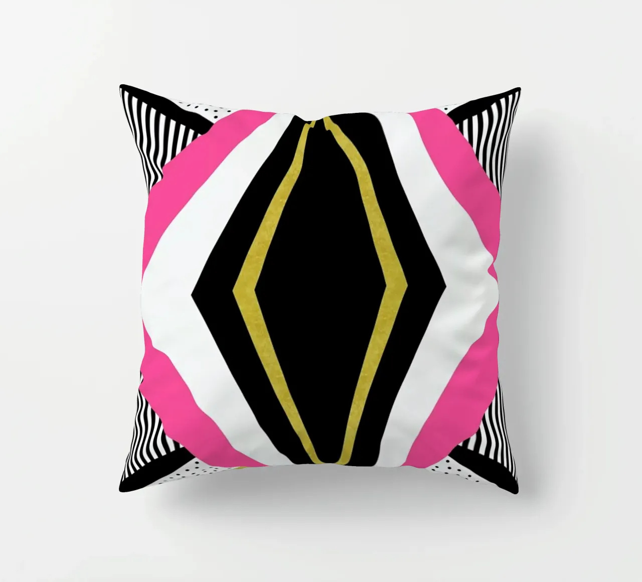 Pretty in Pink decorative cushion by Elisabeth Fredriksson