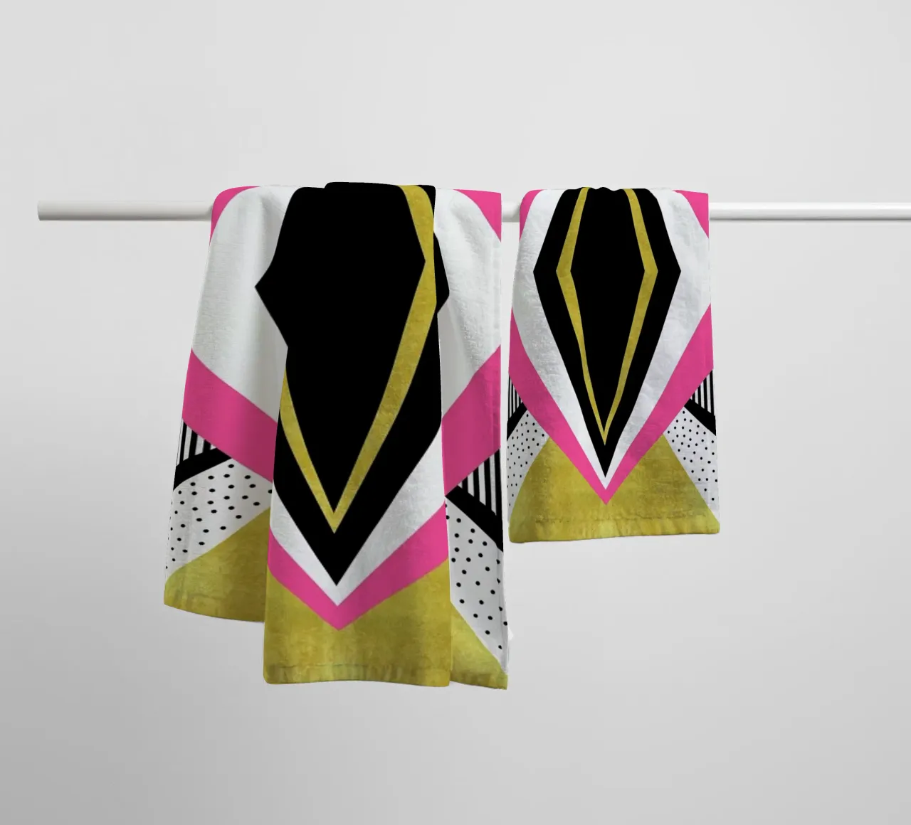 Pretty in Pink towel by Elisabeth Fredriksson