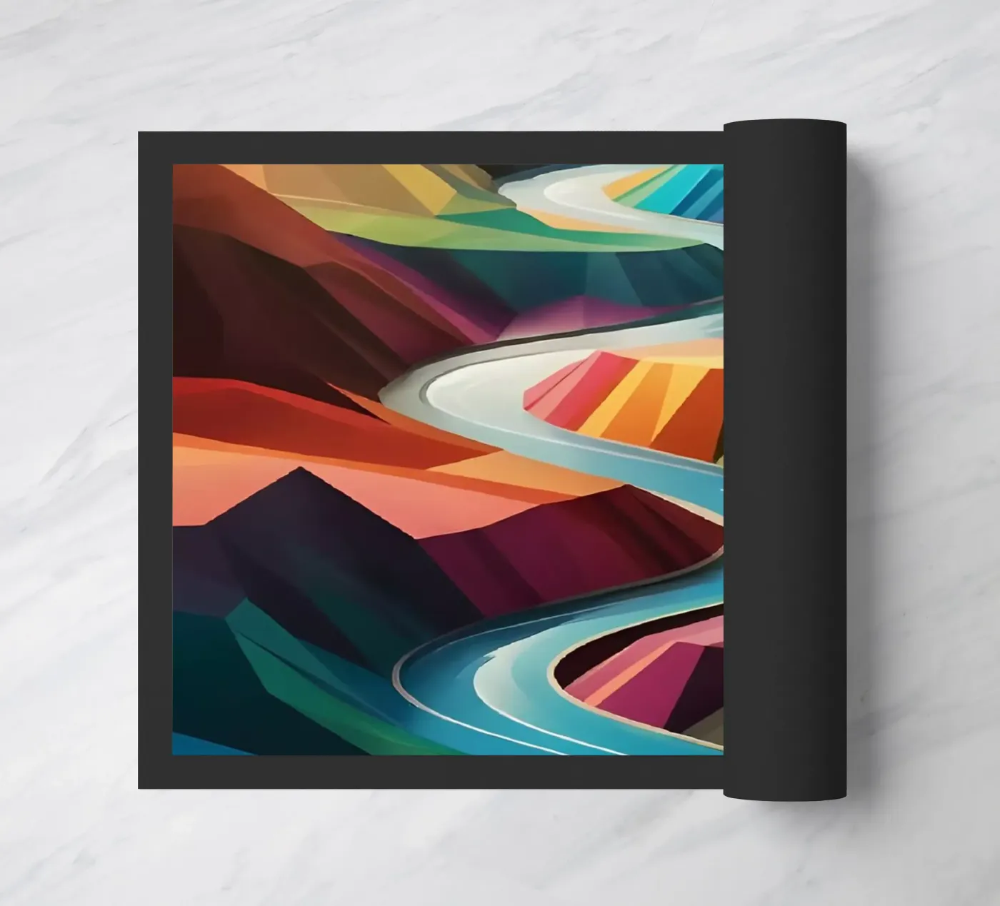 Serpentine Symphony doormat by Artistic-shop