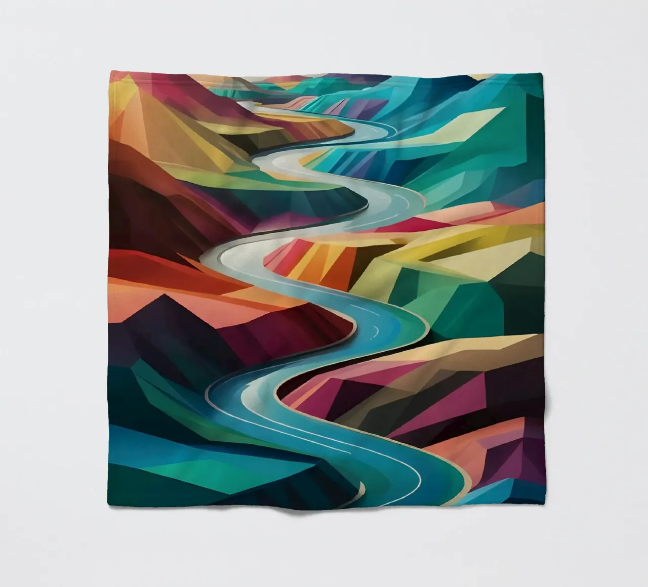 Serpentijns Symfonie fleecedeken van Artistic-shop
