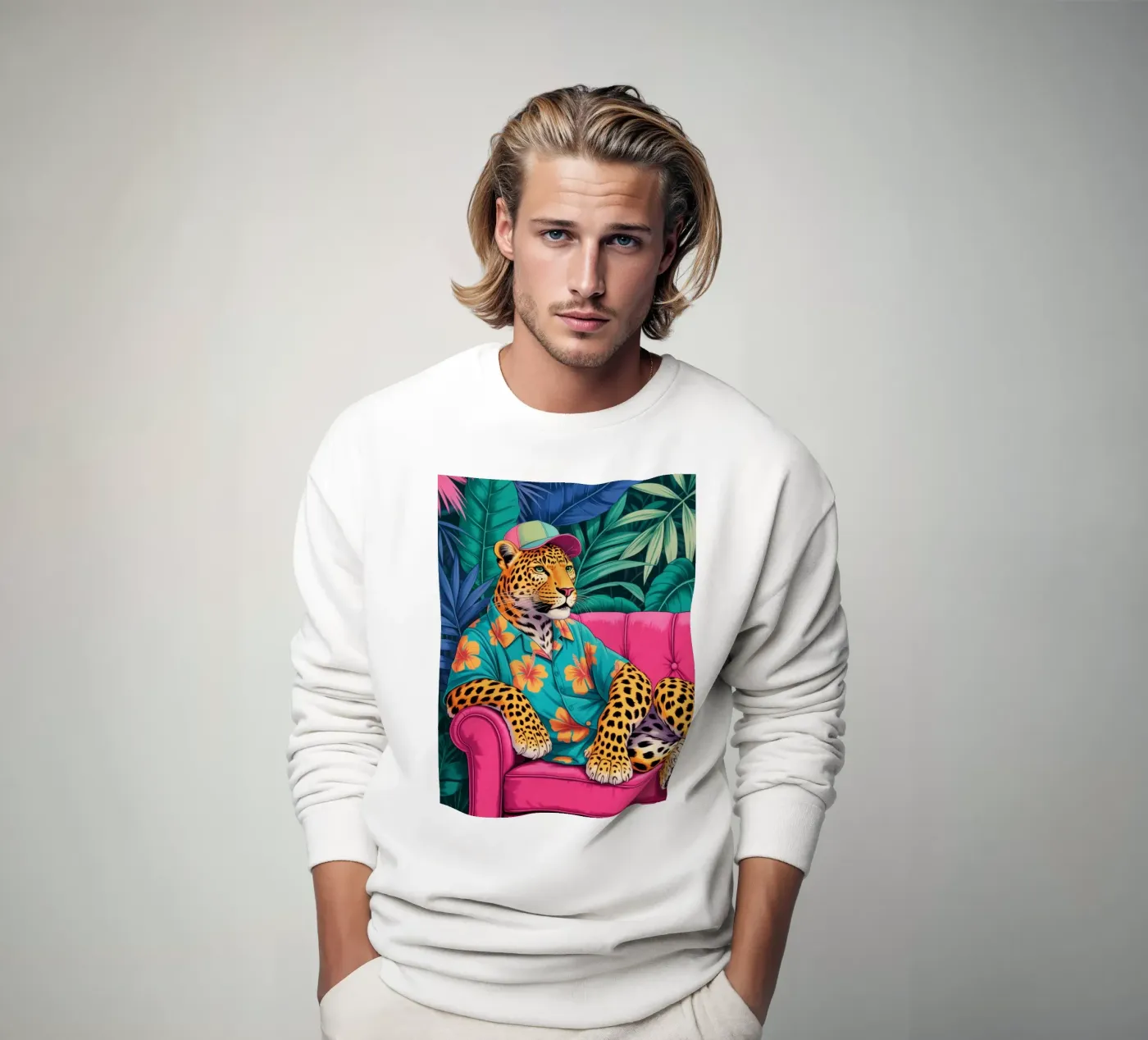 Léopard sweat de felisaranin