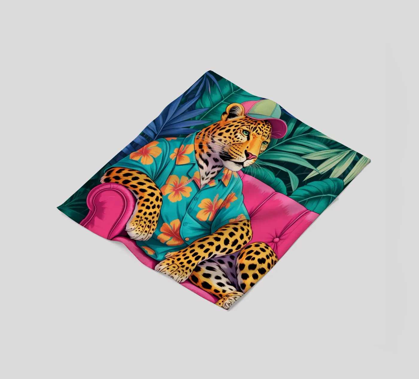 Leopard Fleecedecke von felisaranin