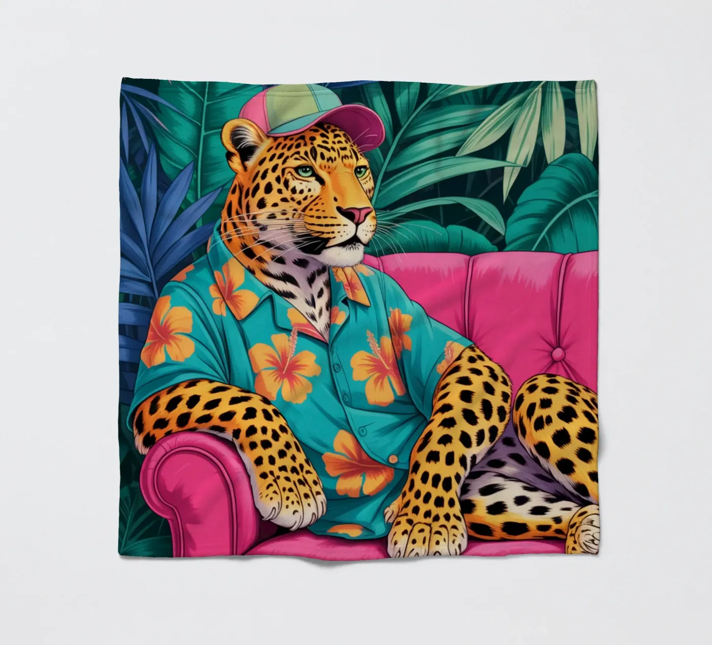 Leopard Fleecedecke von felisaranin