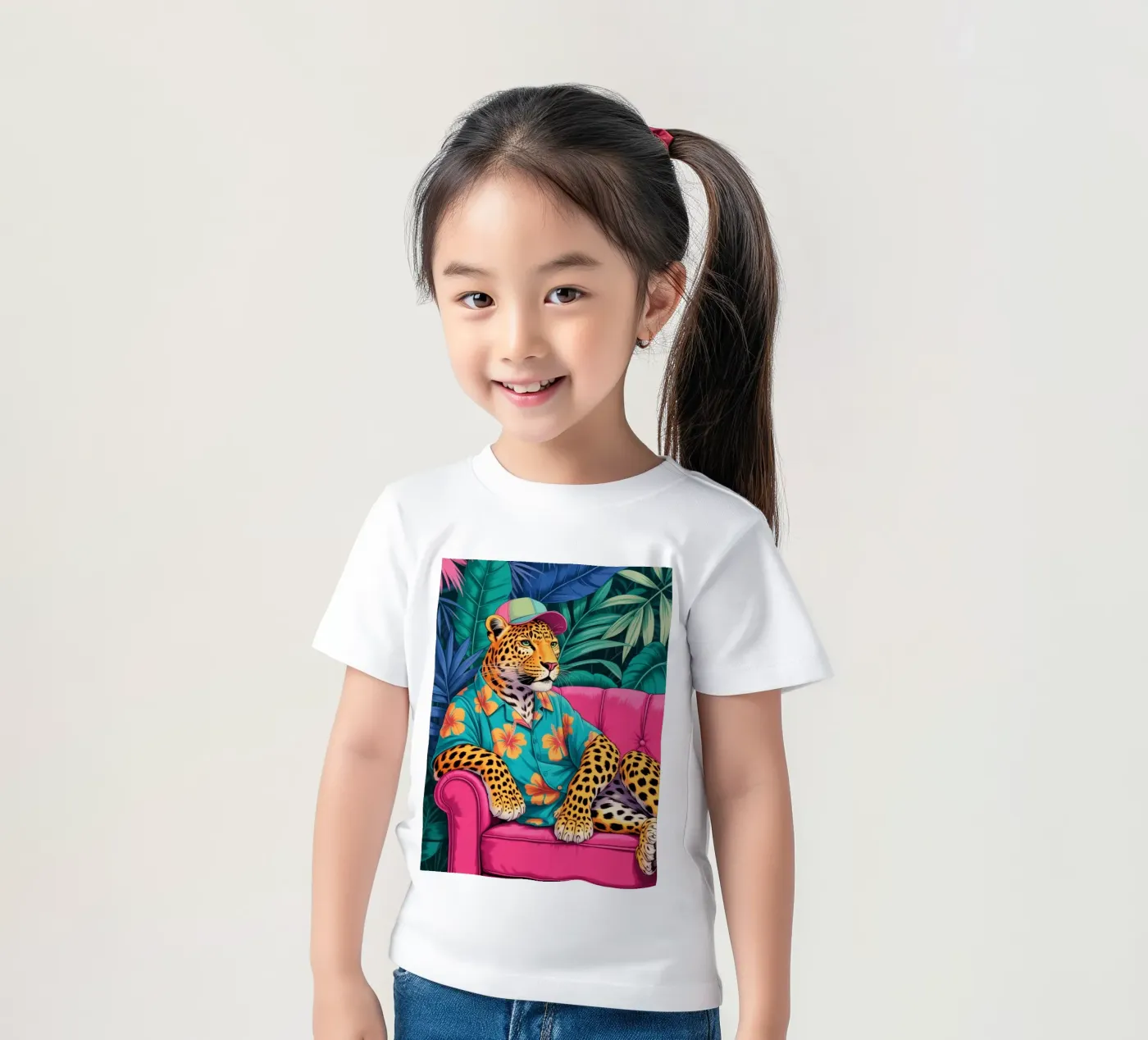 Leopard Kinder T-Shirt von felisaranin
