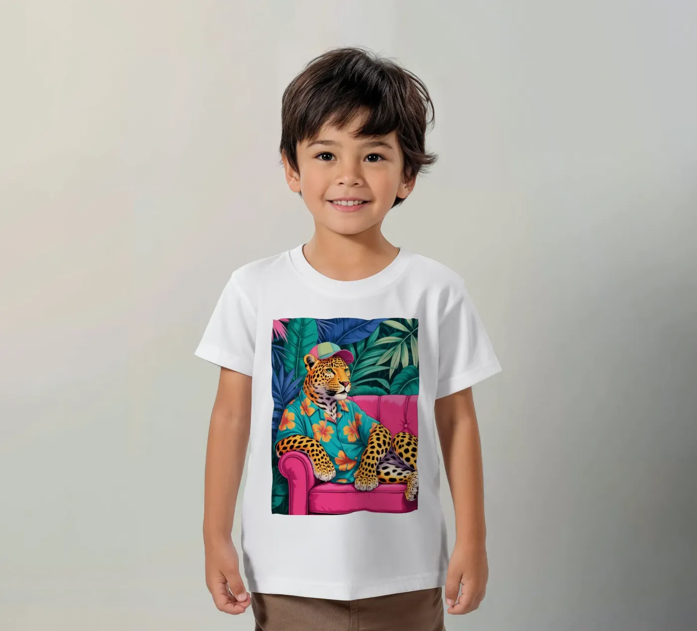 Leopard Kinder T-Shirt von felisaranin