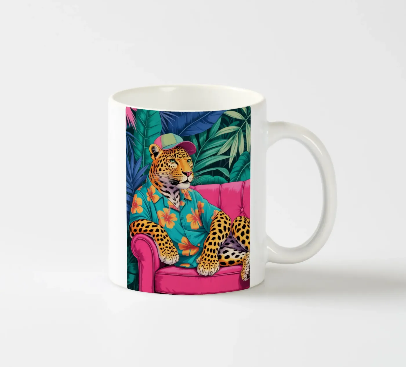 Leopard ceramic mug by felisaranin