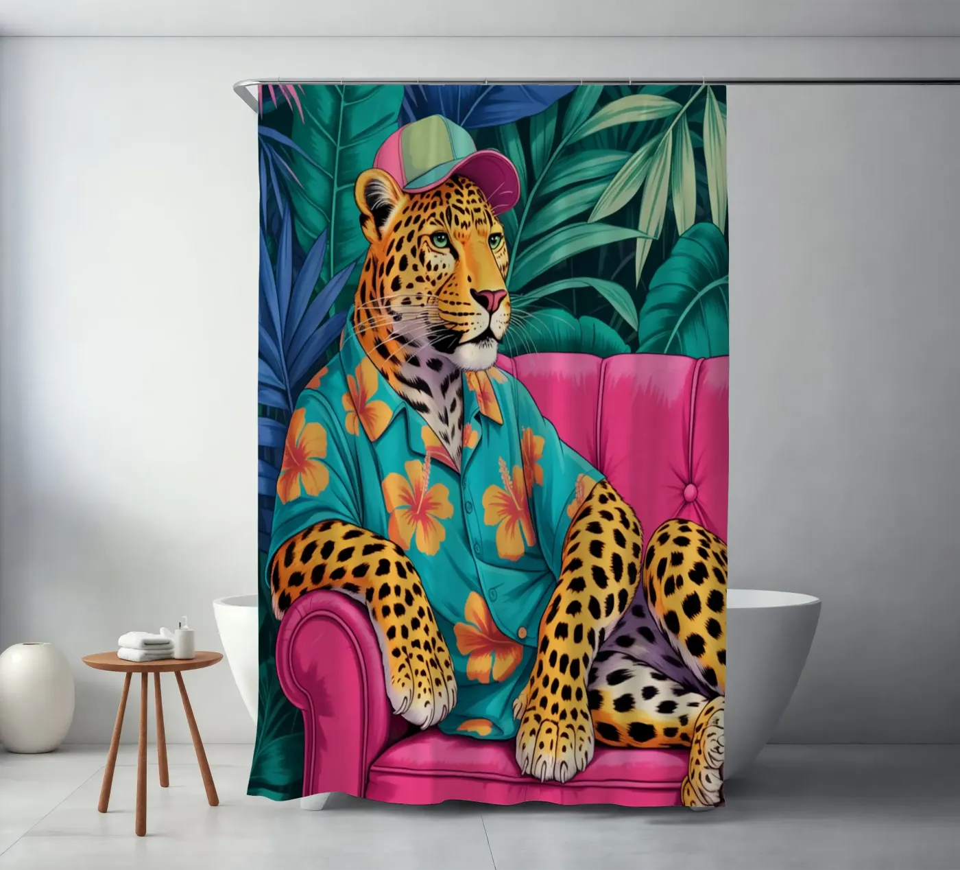 Leopard Duschvorhang von felisaranin