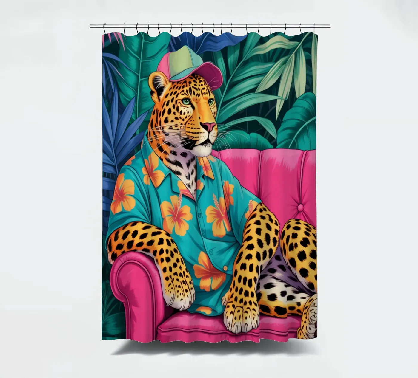 Leopard Duschvorhang von felisaranin