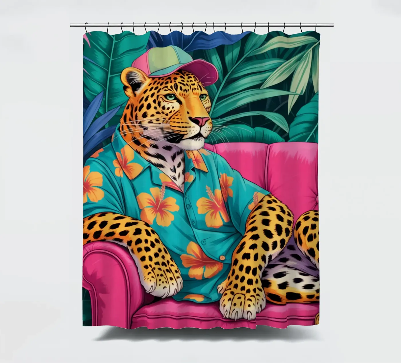 Leopard Duschvorhang von felisaranin