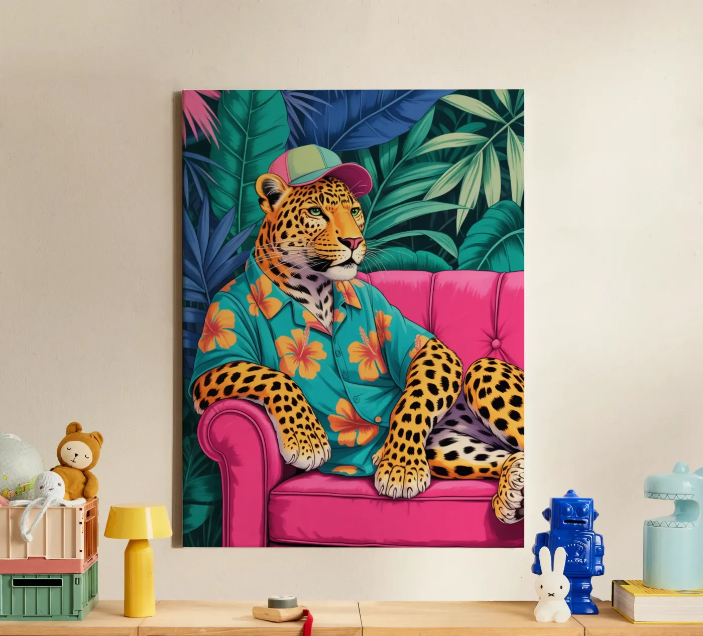 Leopard Leinwand von felisaranin