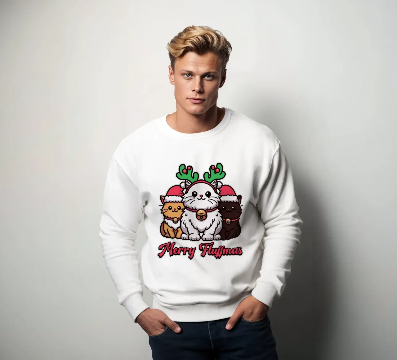 Merry Fluffmas felpa da edsonramosart