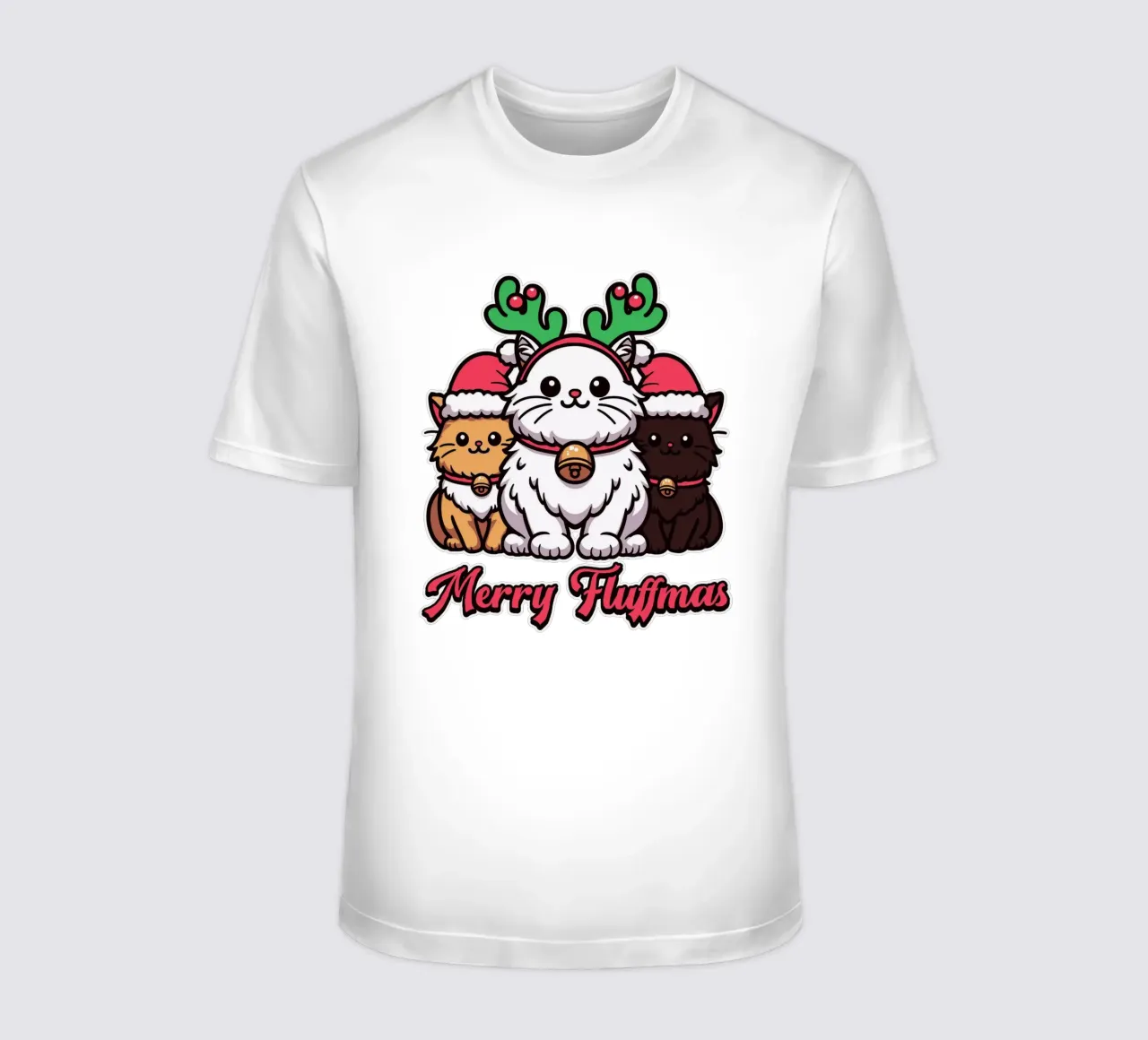Merry Fluffmas t-shirt da edsonramosart