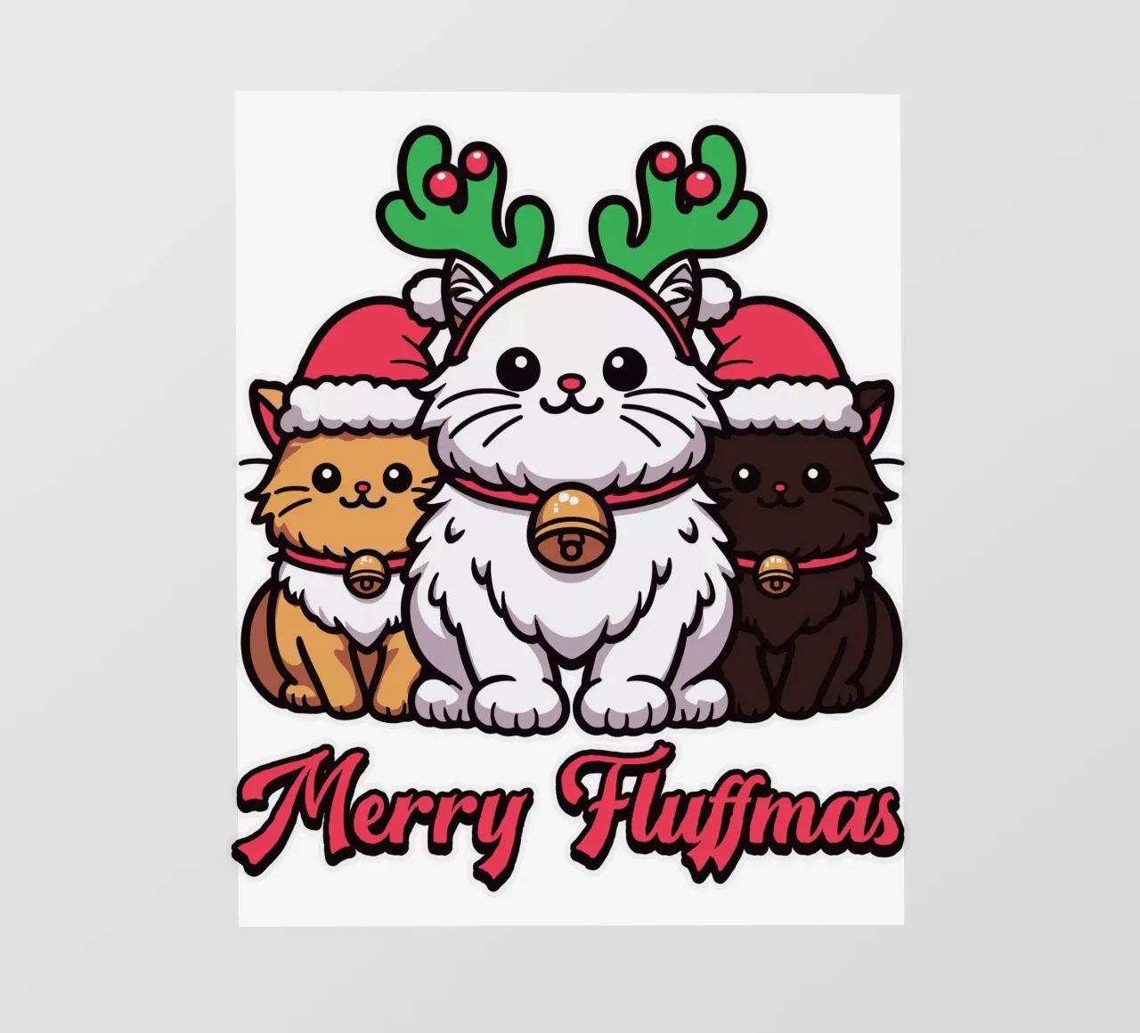 Merry Fluffmas telo in pvc da edsonramosart