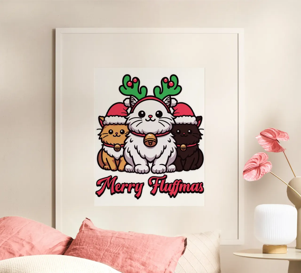 Merry Fluffmas poster da edsonramosart