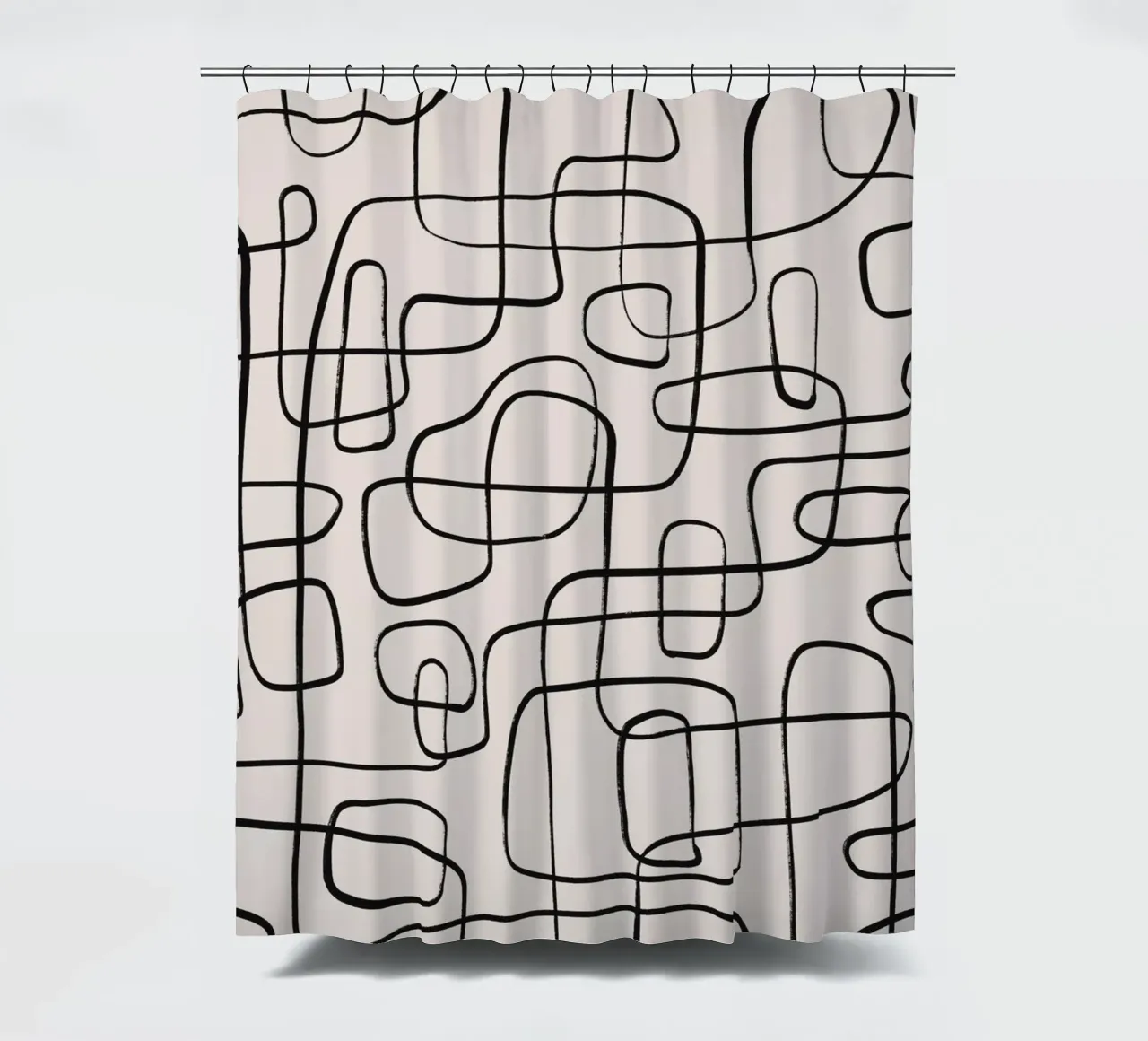 Pattern No 191 douchegordijn van treechild